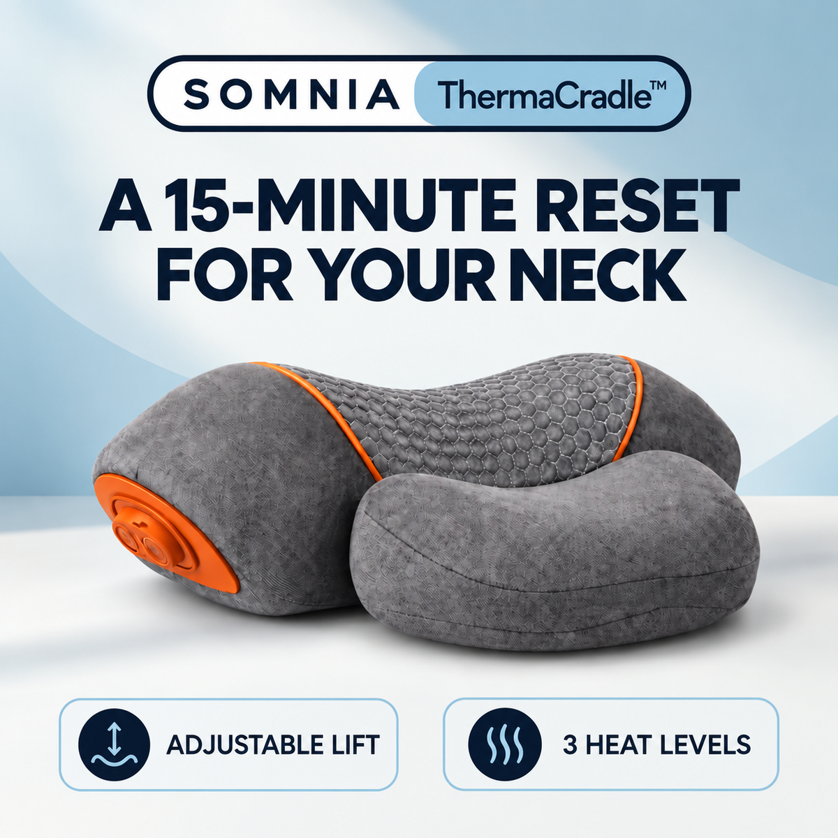 ThermaCradle™ Neck Release Pillow