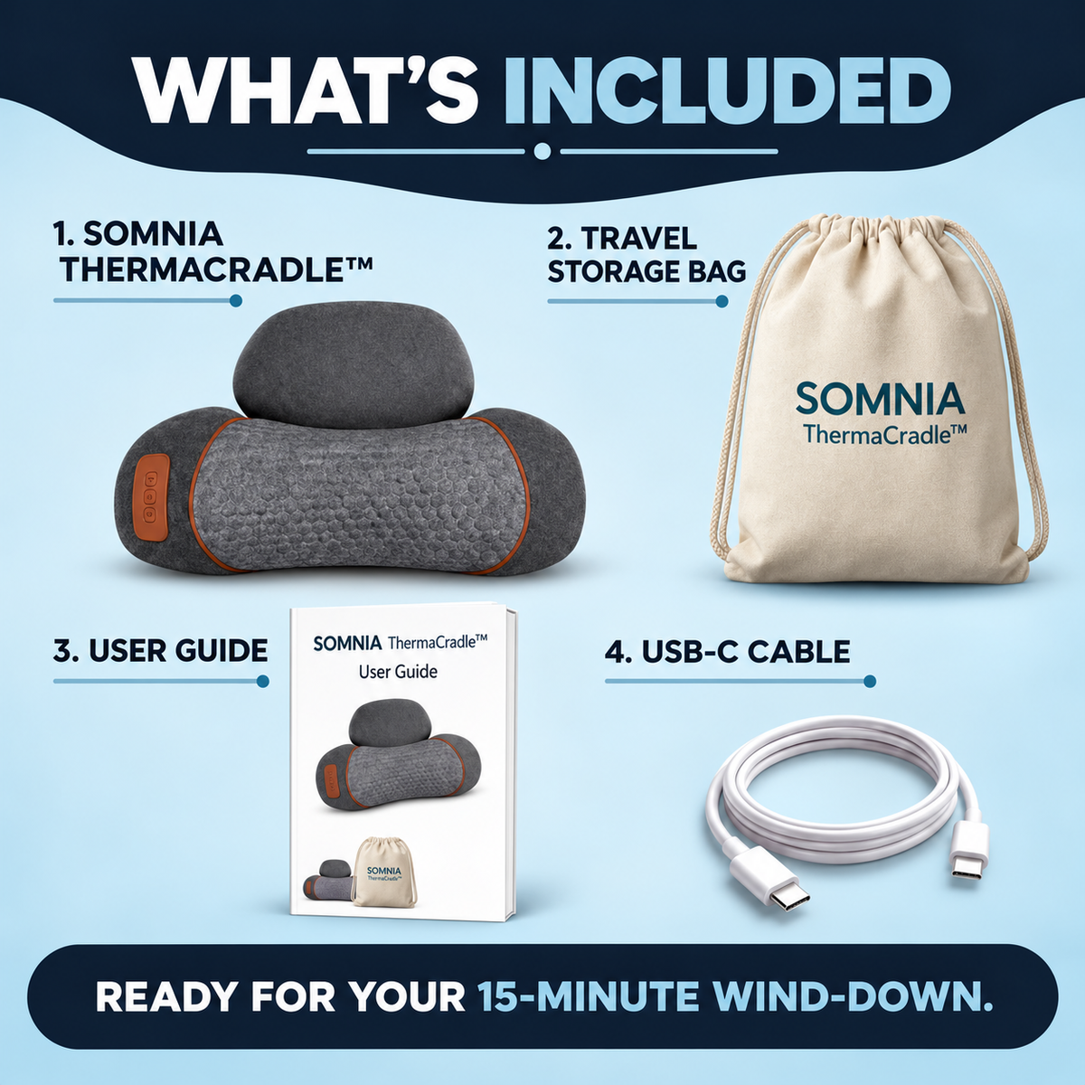 ThermaCradle™ Neck Release Pillow