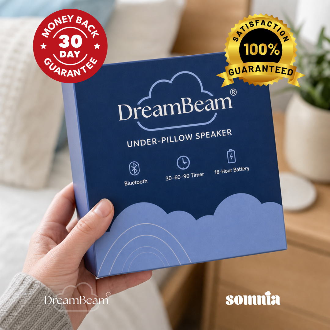 DreamBeam™ Pillow Speaker | Grey Timer Display