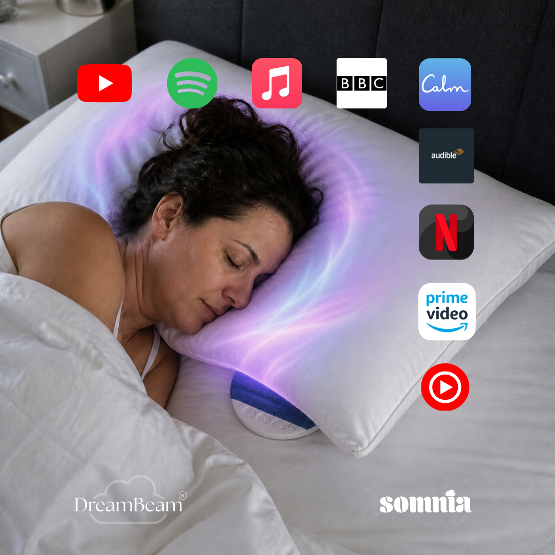 DreamBeam™ Pillow Speaker | Grey Timer Display