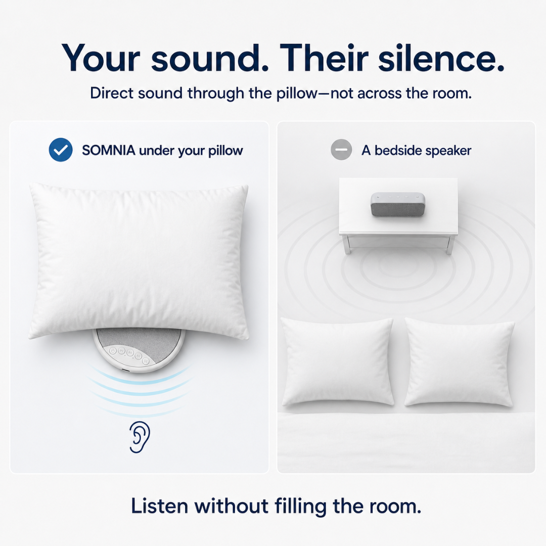DreamBeam™ Pillow Speaker | Grey Timer Display