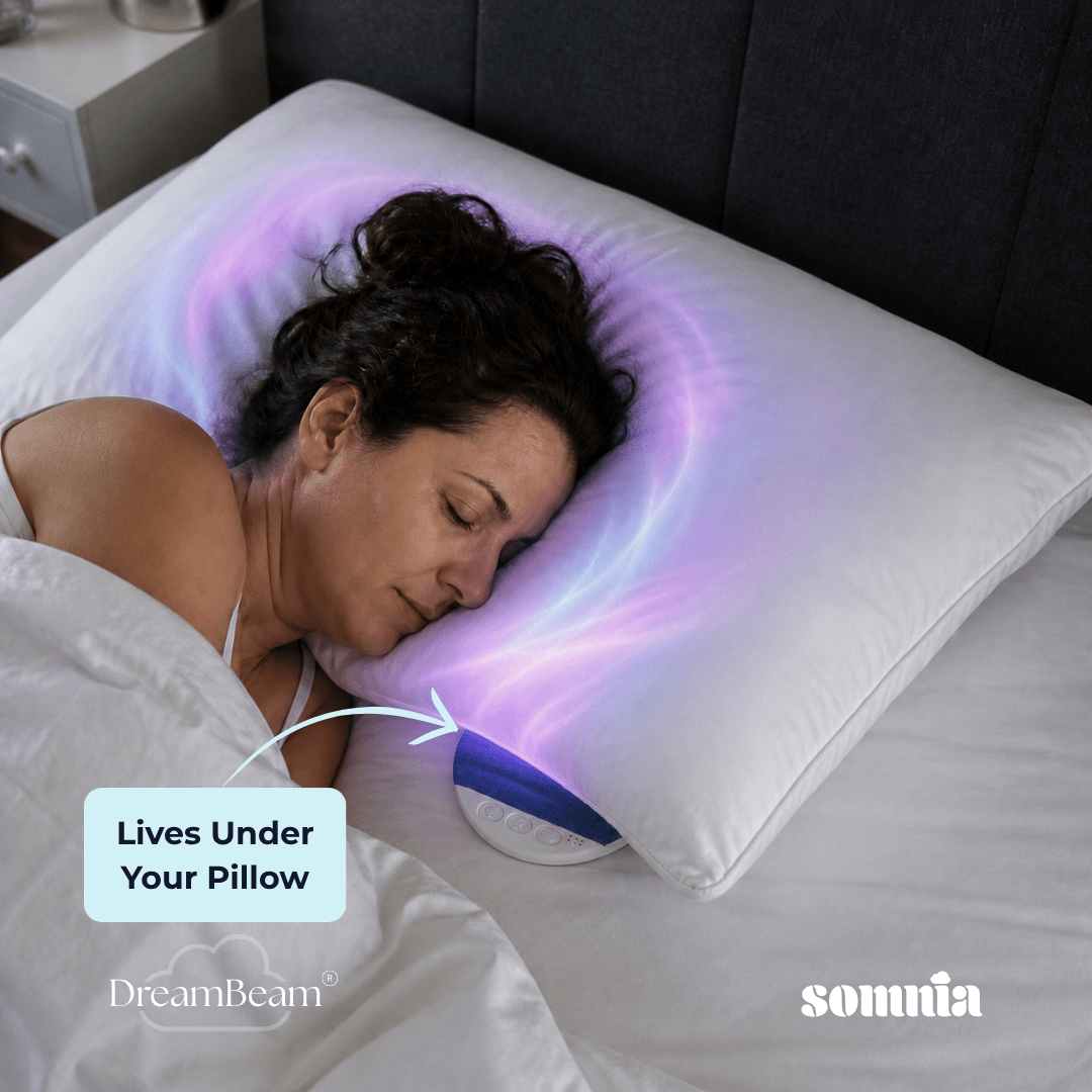 DreamBeam™ Pillow Speaker | Blue Timer - SOMNIA