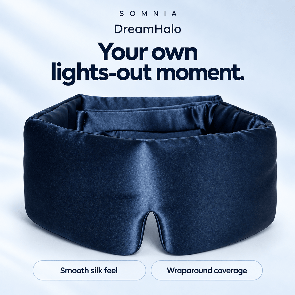 DreamHalo™ Silk Sleep Mask - SOMNIA