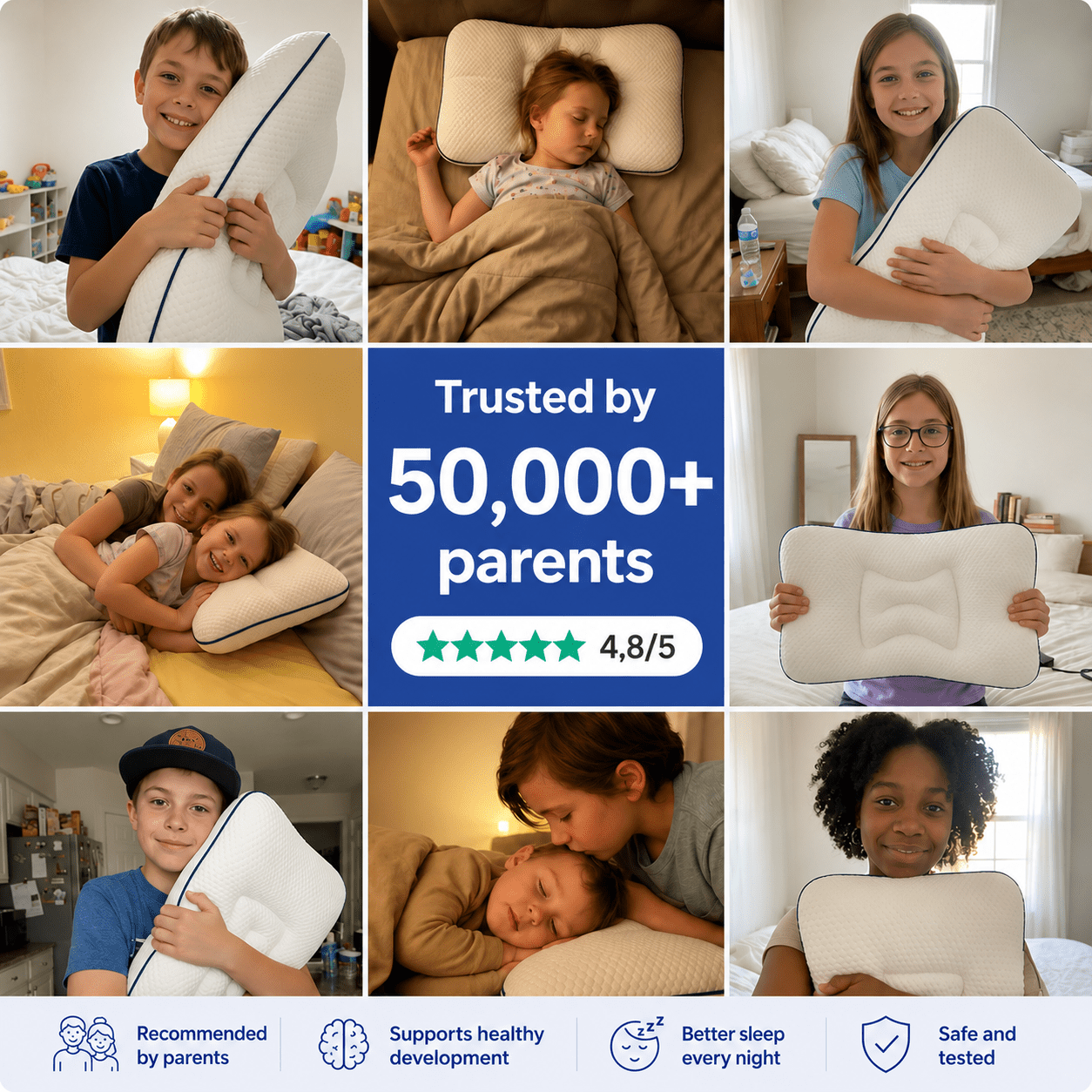 Kradle™ - Pillow for Kids - SOMNIA
