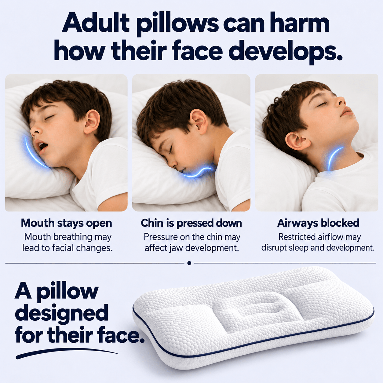Kradle™ - Pillow for Kids - SOMNIA