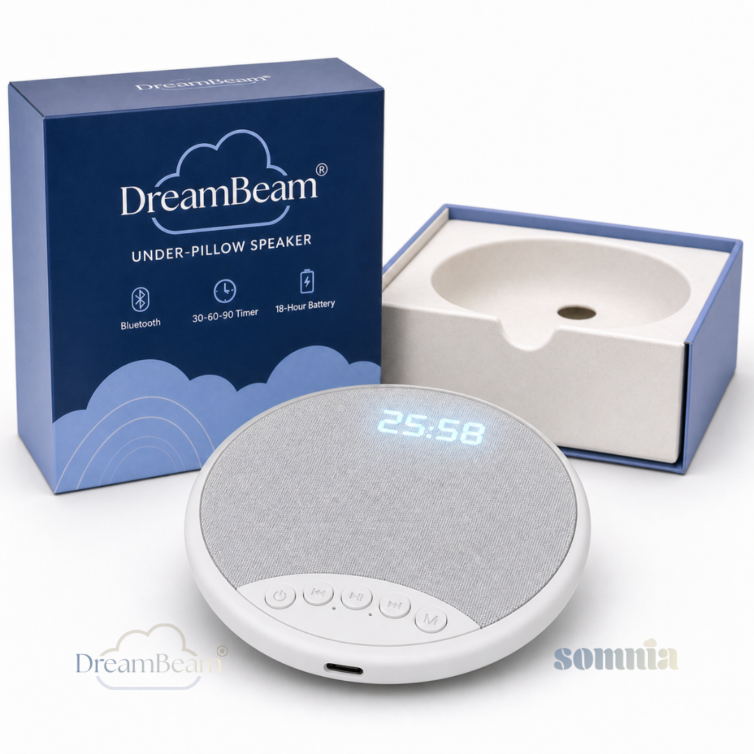 DreamBeam™ Pillow Speaker | Grey Timer Display